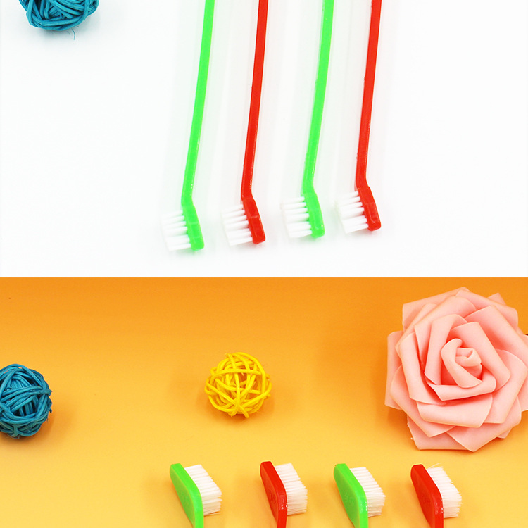 Pet Toothbrush Three-Piece Set Dogs and Cats Double-Headed Brush Finger Stall Brush Pet Cleaning Teeth Grinding Toothbrush Dog Toothbrush Pet Toothbrush Three-Piece Set Dogs and Cats Double-Headed Brush Finger Stall Brush Pet Cleaning Teeth Grinding Toothbrush Dog Toothbrush