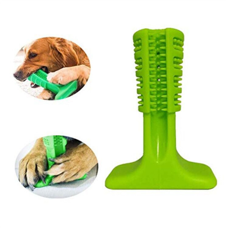 Pet grinding stick dog toothbrush rubber silicone teeth cleaning toy multi-size bite stick large