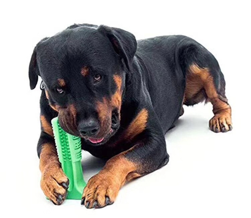 Pet grinding stick dog toothbrush rubber silicone teeth cleaning toy multi-size bite stick large