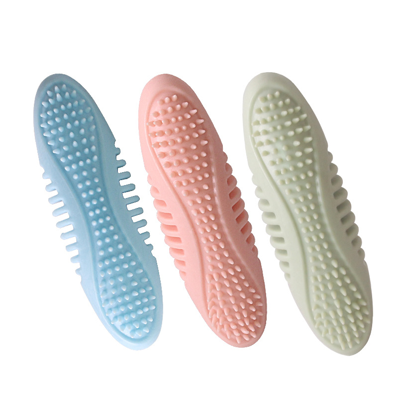 New Pet Dog Chewing TPR Bite-Resistant Molar Tooth Cleaning Stick Dog Training Relieving Stuffy Leakage Food Bite the Toy Dog Toothbrush