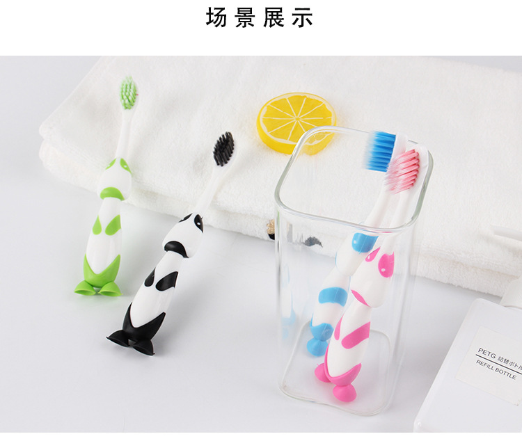 Cartoon Children SoftBristle Toothbrush 4 PCs Gum Care Teeth Cute Puppy Dog Cute Pet Baby Toothbrush