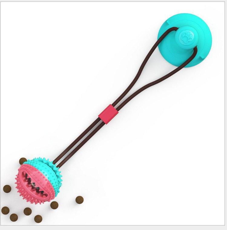 Amazon Hot Pet Toy Bite Sucker Drawstring Food Dropping Ball Toy Dog Chew Toy in Stock Wholesale Amazon Hot Pet Toy Bite Sucker Drawstring Food Dropping Ball Toy Dog Chew Toy in Stock Wholesale