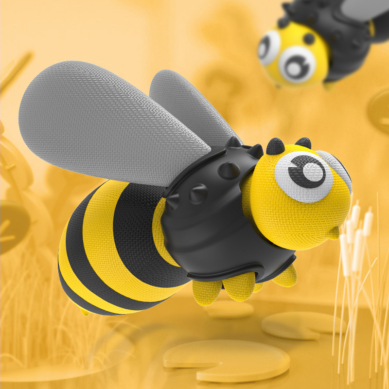 Amazon Hot Pet Supplies Simulation Bee Sound Plush Toy Interactive Bite Multifunctional Dog Chew Toy