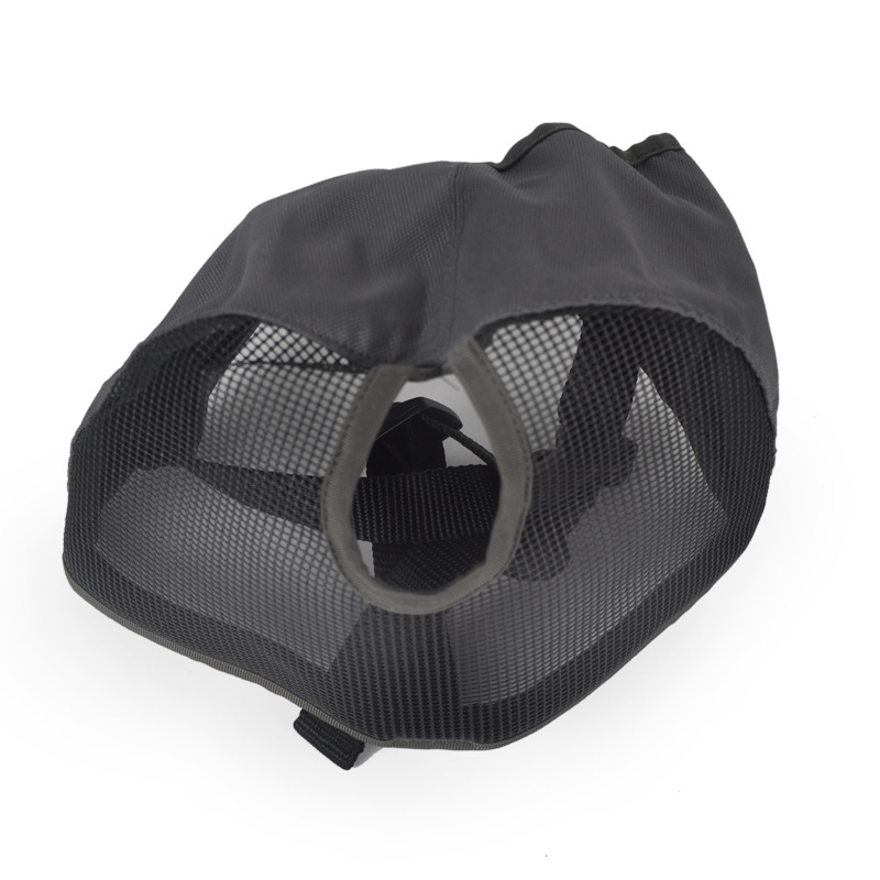 Manufacturer direct sale high quality bulldog eye mask short nasal cavity dog mask dog anti - bite anti - barking muzzle