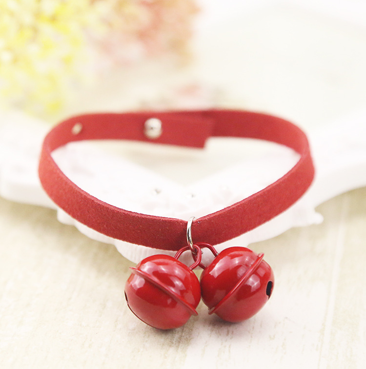 Pure Handmade Light Candy Color Cat Bell Collar Dog Collar Pet Supplies Teddy Bell Scarf Collar Pure Handmade Light Candy Color Cat Bell Collar Dog Collar Pet Supplies Teddy Bell Scarf Collar