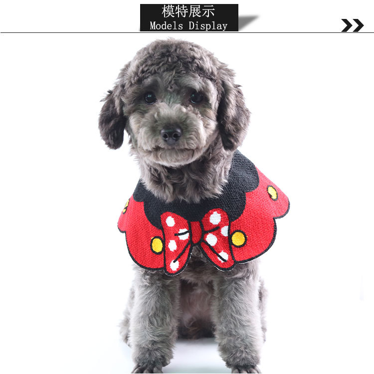 Korean Cute Pet's Saliva Towel Cat Dog Christmas New Year Holiday Scarf Clothes Jiafei Shiba Inu Corgi Fat Korean Cute Pet's Saliva Towel Cat Dog Christmas New Year Holiday Scarf Clothes Jiafei Shiba Inu Corgi Fat