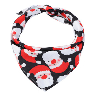 Cross-Border Amazon Christmas Pet's Saliva Towel Cotton Triangular Binder Dog Scarf Cat Scarf Ornament Cross-Border Amazon Christmas Pet's Saliva Towel Cotton Triangular Binder Dog Scarf Cat Scarf Ornament