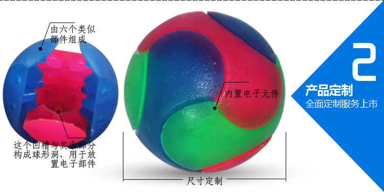 Small Dog Teddy Flash Dog Toy Ball TPR Three-Color Solid Elastic Ball Dog Training Catch Throwing Ball Small Dog Teddy Flash Dog Toy Ball TPR Three-Color Solid Elastic Ball Dog Training Catch Throwing Ball