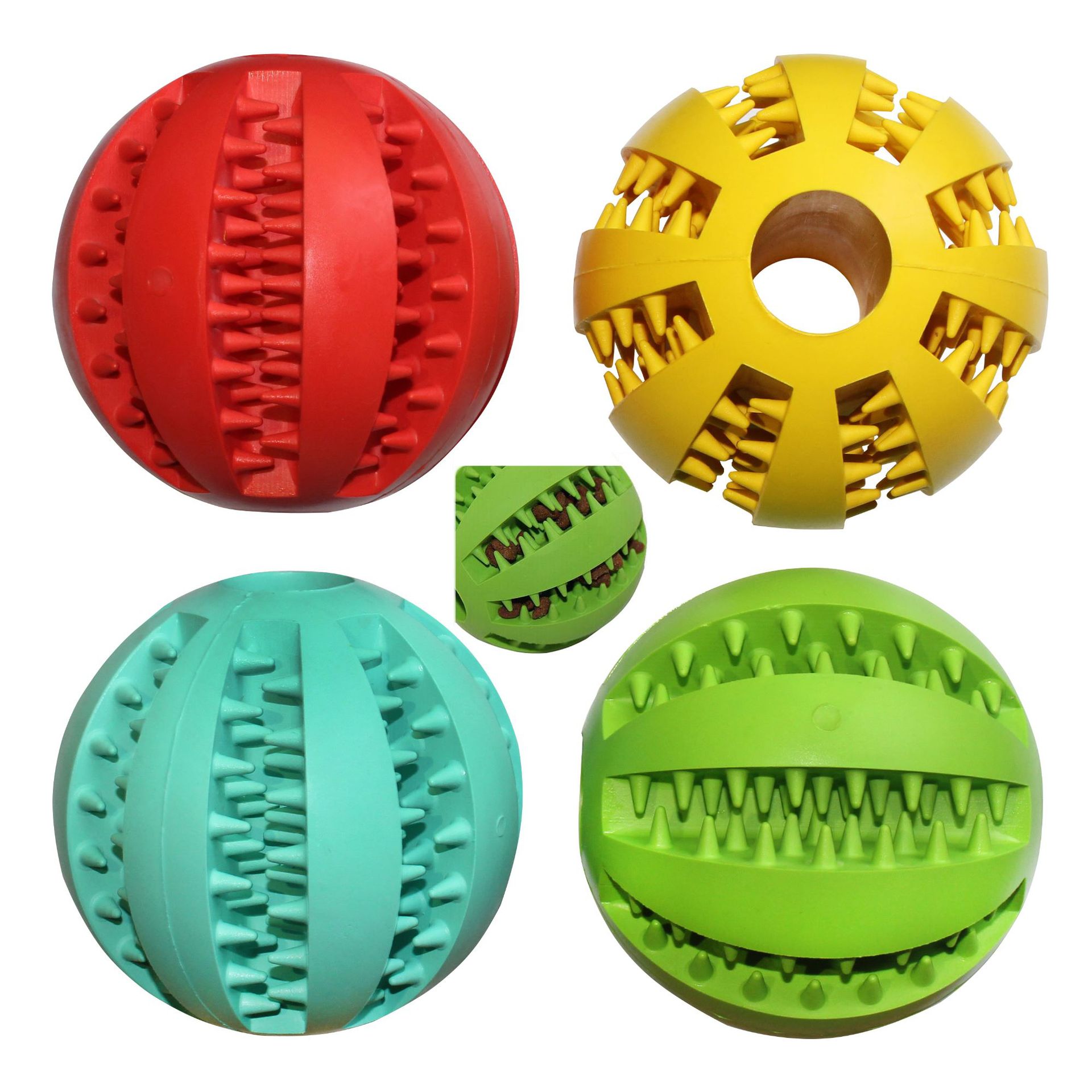 Dog Toys Bite-Resistant Ball Cat Rubber round Toy Food Dropping Ball Teether Ball Amazon Pet Supplies Factory Dog Toys Bite-Resistant Ball Cat Rubber round Toy Food Dropping Ball Teether Ball Amazon Pet Supplies Factory