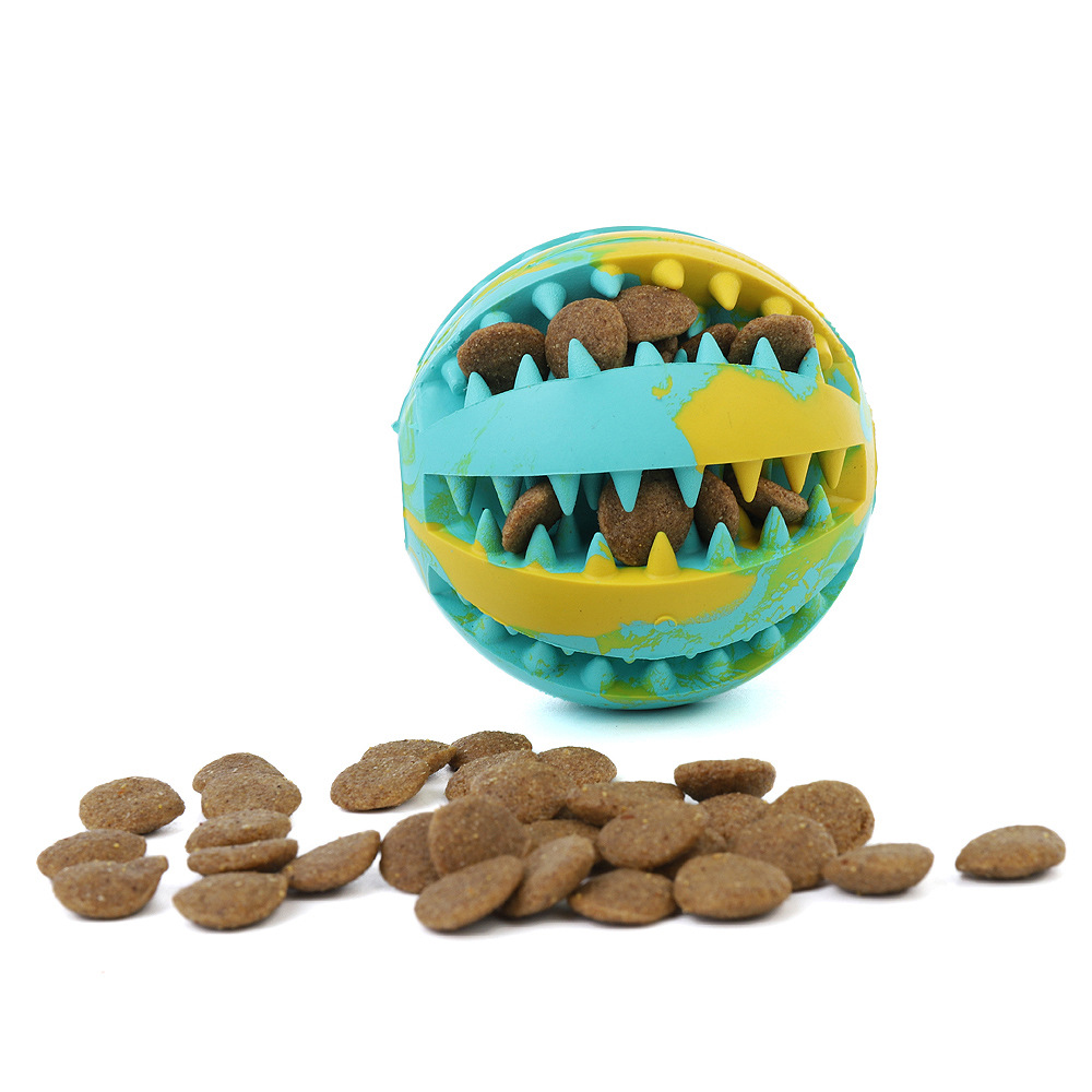 Dog Toys Bite-Resistant Ball Cat Rubber round Toy Food Dropping Ball Teether Ball Amazon Pet Supplies Factory Dog Toys Bite-Resistant Ball Cat Rubber round Toy Food Dropping Ball Teether Ball Amazon Pet Supplies Factory