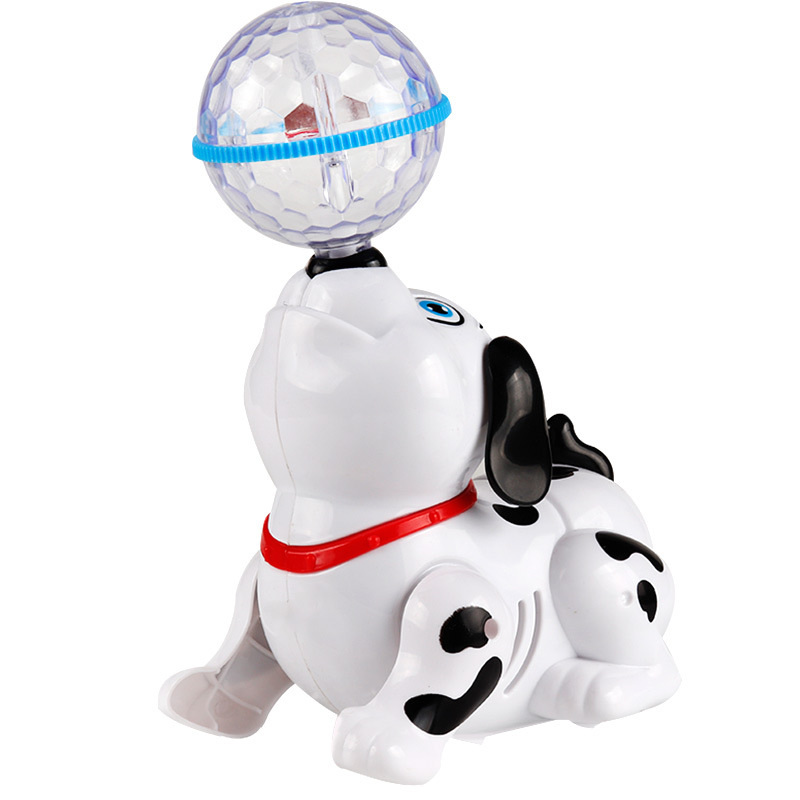 Electric Dream Light Ball Light Rotating Music Pop and Tip Puppy Dog Stall Hot Sale Children&#039;s Toys Wholesale