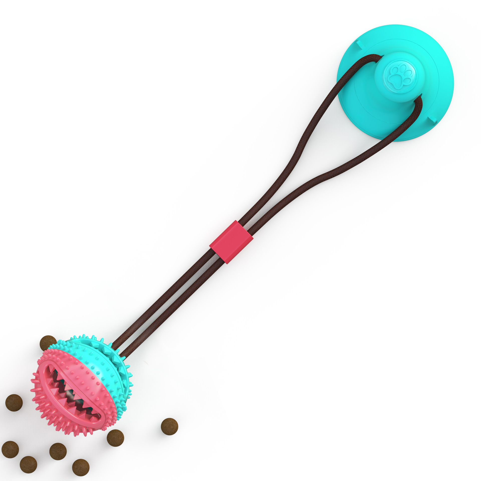 Pet Supplies 2020 Amazon Hot Selling Dog Toys Pet Sucker Food Dropping Ball Pet Toy Ball Dog Toothbrush