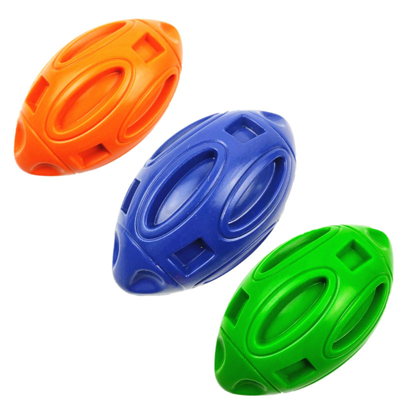 2020 New Amazon Hot Pet the Toy Dog Football Toy Rubber Wear-Resistant Bite-Resistant Ball Cross-Border Toys