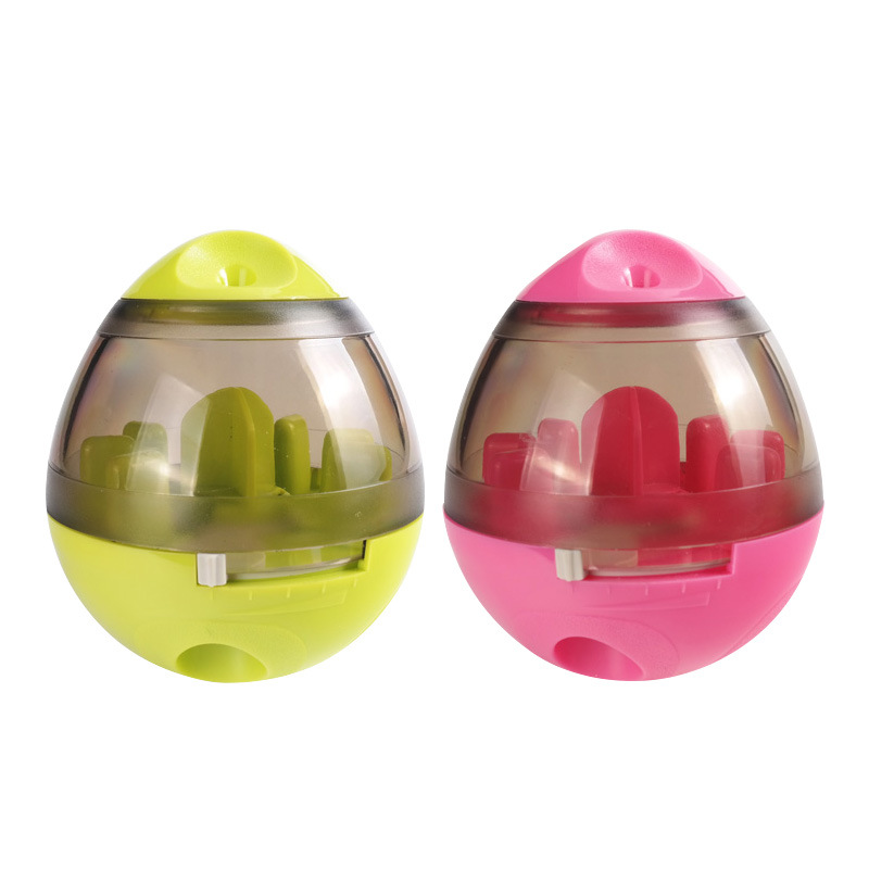 Amazon Hot Pet Tumbler Food Dropping Ball Dog Toy Puzzle Leakage Food Feeder Cat Teaser Toy Cross-Border New Arrival