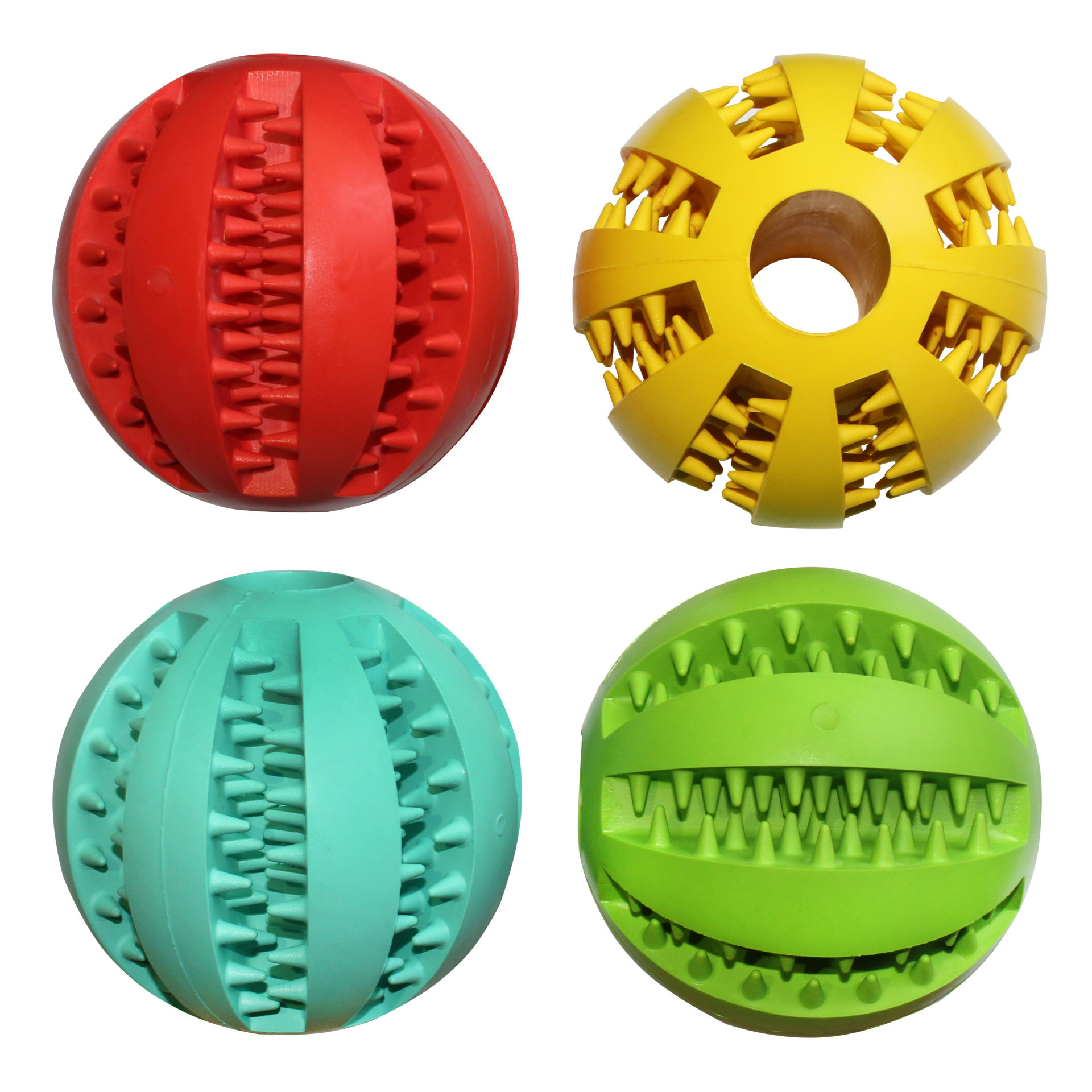 Large, Medium and Small Number Pet Bite-Resistant Rubber Food Dropping Ball Mint Flavor Pedigree Teether Ball Dog Toys Large, Medium and Small Number Pet Bite-Resistant Rubber Food Dropping Ball Mint Flavor Pedigree Teether Ball Dog Toys