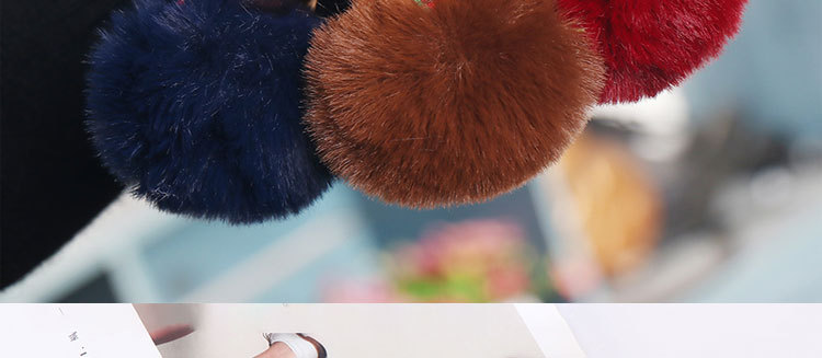 New Exclusive for Cross-Border Creative Sunglasses French Bulldog Car Pendant Cute Dog Keychain Hair Ball Bag Pendant