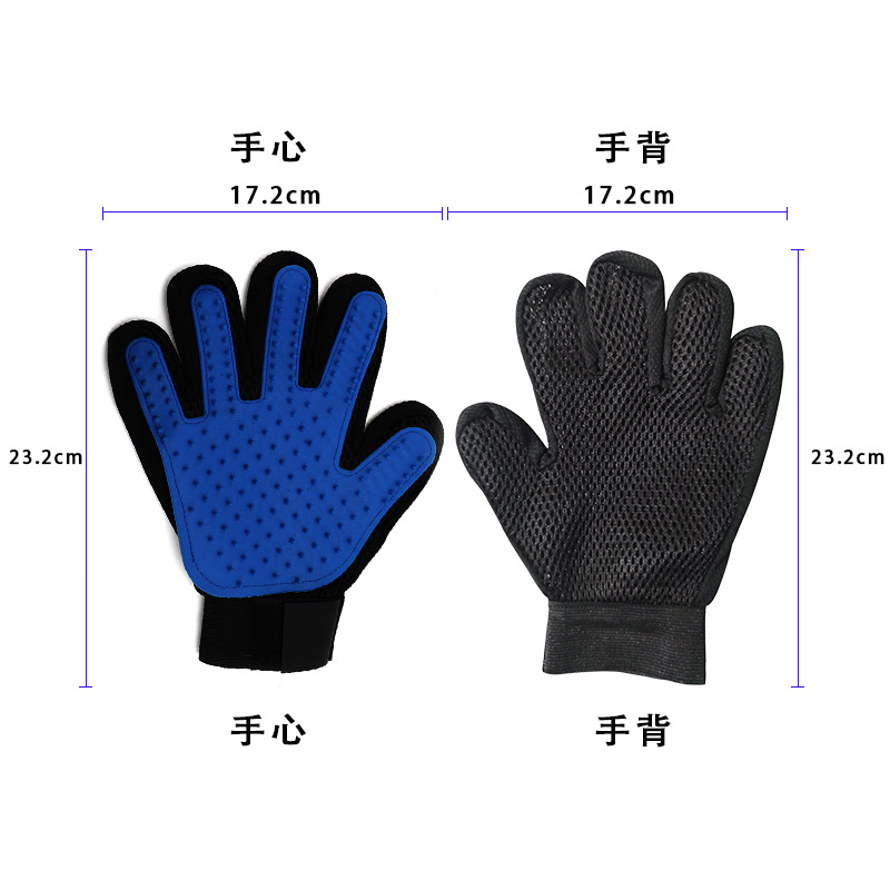 Gloves Pet Hair Removal AntiScratch Cleaner Cat Supplies Brush Comb Massage Float Hair Cleaning Hair Removal Gloves