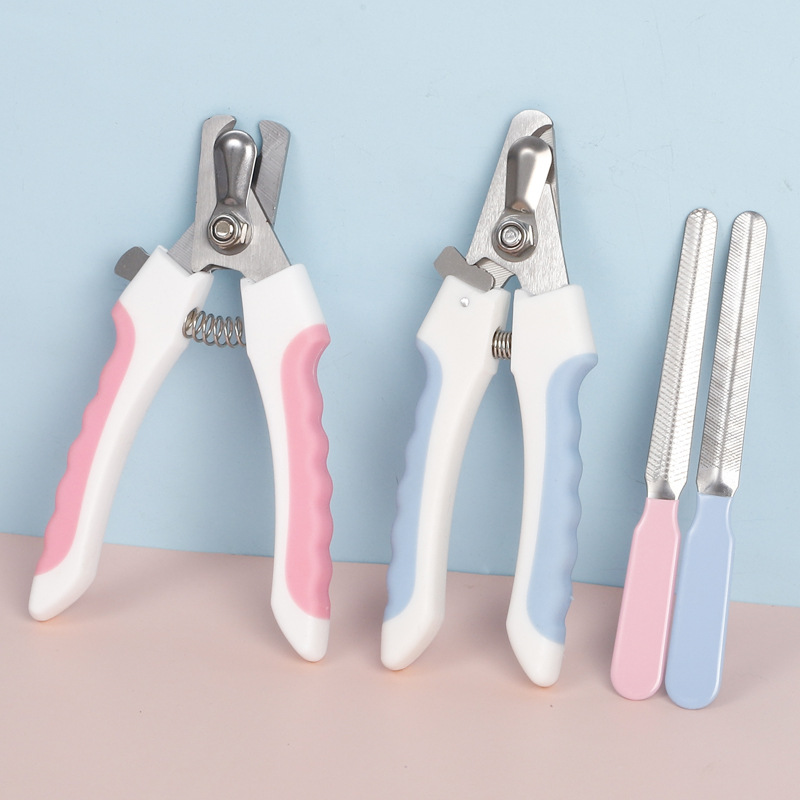 In Stock Wholesale Pipi Tao with File Small Size Pet Nail Clipper Small Dog Alloy Cutter Head Dog Nail Clippers