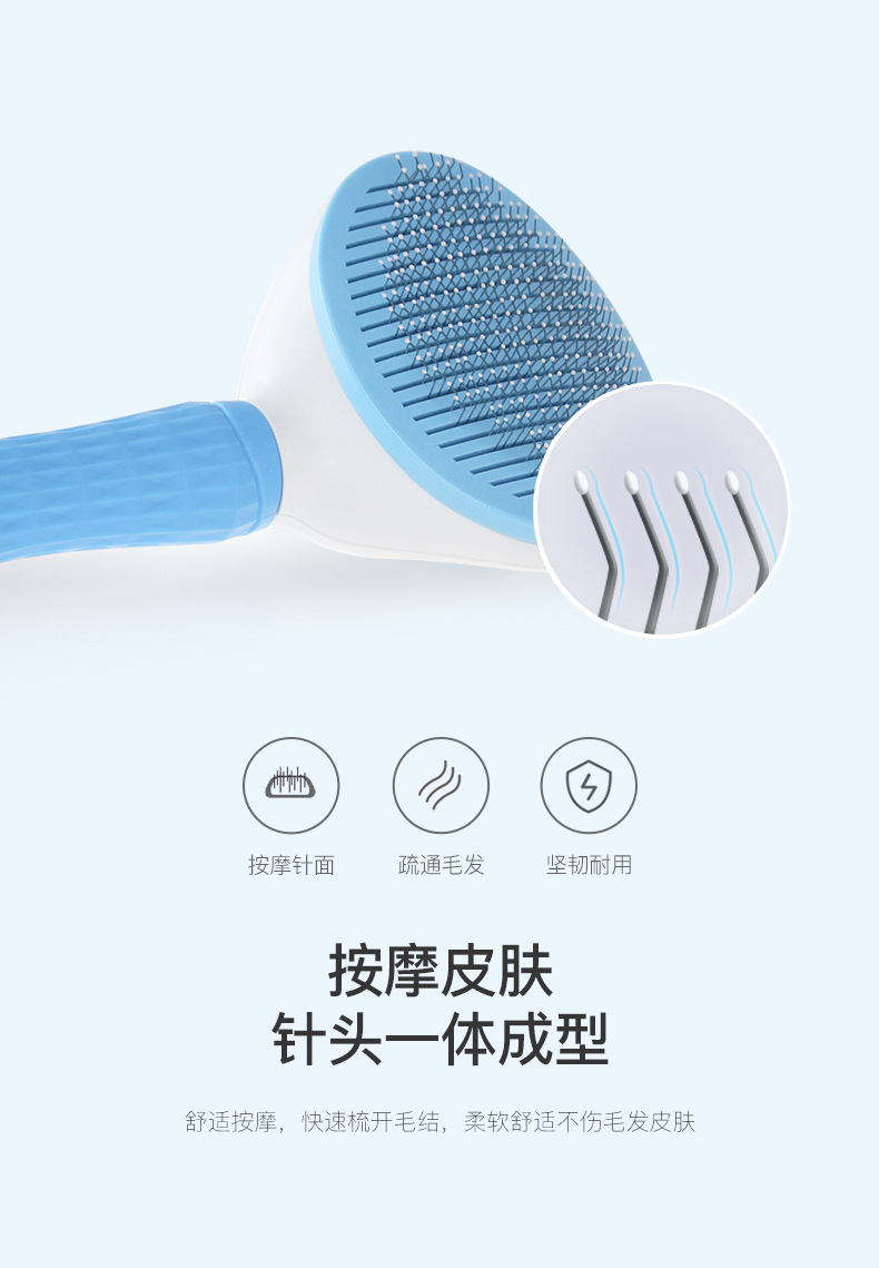 Stainless Steel Dog Hair Brush Automatic Cleaning Pet Hair Brush Pet Hair Removal Brush Cat Comb Hair Remover Supplies Stainless Steel Dog Hair Brush Automatic Cleaning Pet Hair Brush Pet Hair Removal Brush Cat Comb Hair Remover Supplies