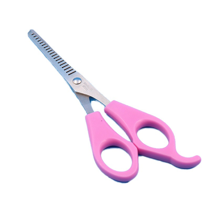 Hair Clipper Thinning Scissors Straight Snips Hairdressing Scissors Hairdressing Scissors Three-Piece Set Pet Nail Clippers File Bang Clip