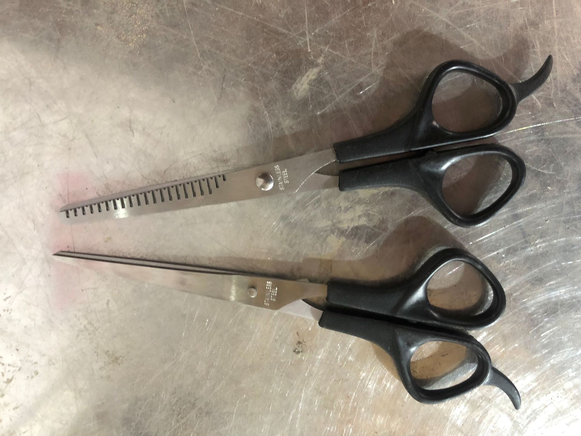 Hair Clipper Thinning Scissors Straight Snips Hairdressing Scissors Hairdressing Scissors Three-Piece Set Pet Nail Clippers File Bang Clip Hair Clipper Thinning Scissors Straight Snips Hairdressing Scissors Hairdressing Scissors Three-Piece Set Pet Nail Clippers File Bang Clip
