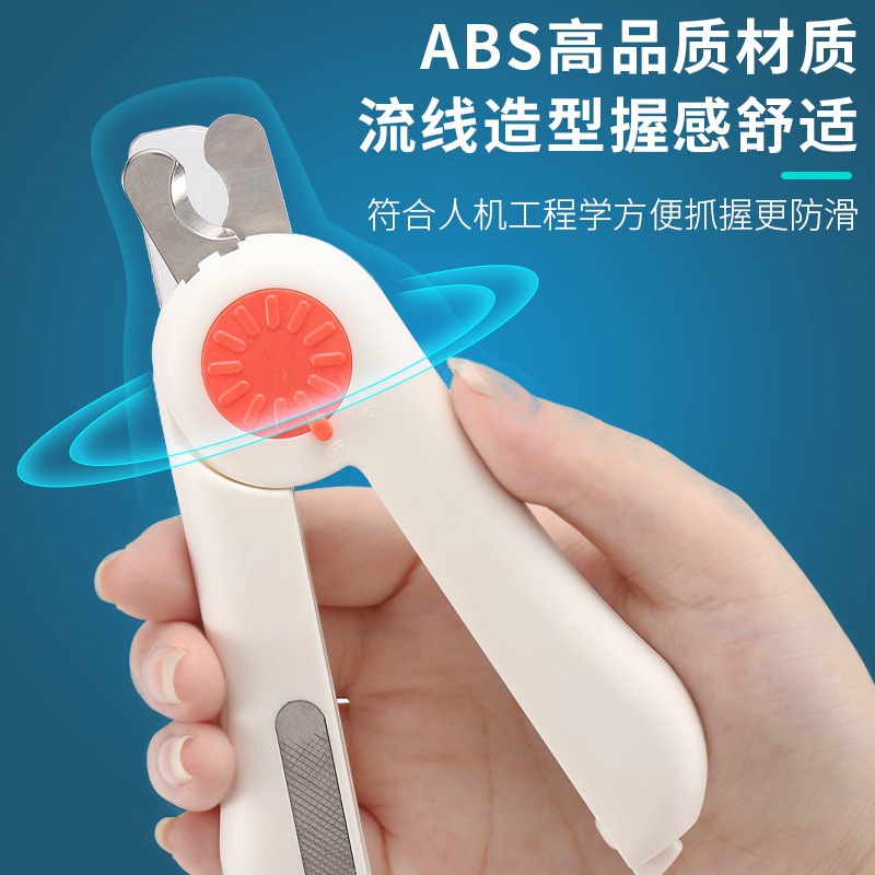 Manufacturer Cat Nail Clippers Dog Nail Clippers Pet Nail Clipper LED Light Anti-Blood Position Manicure