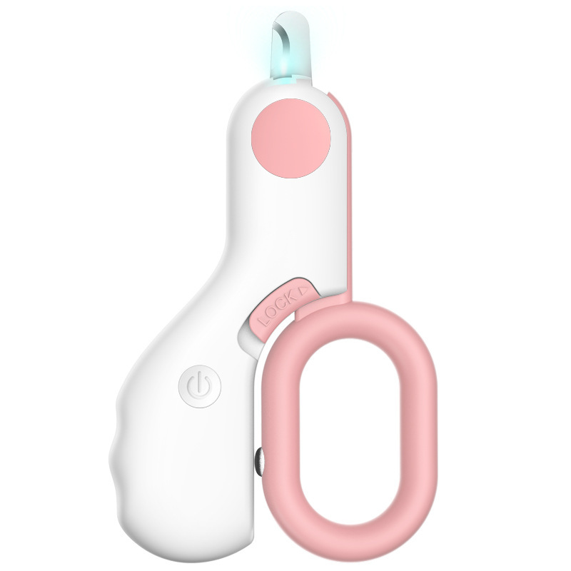 Amazon New Mini Pet Scissors Cat Nail Clippers Dog Nail Clippers Led Blood Line Pet Nail Clipper