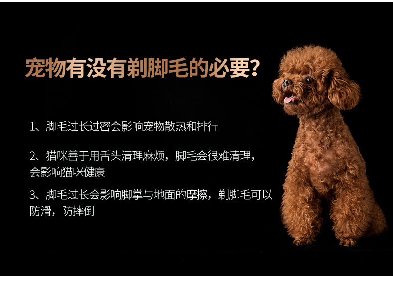 Cross-Border New Multi-Functional Pet Shaver Electric Clipper Nail Piercing Device Dog Pet Hair Clipper Hair Trimming Nail Piercing Device USB