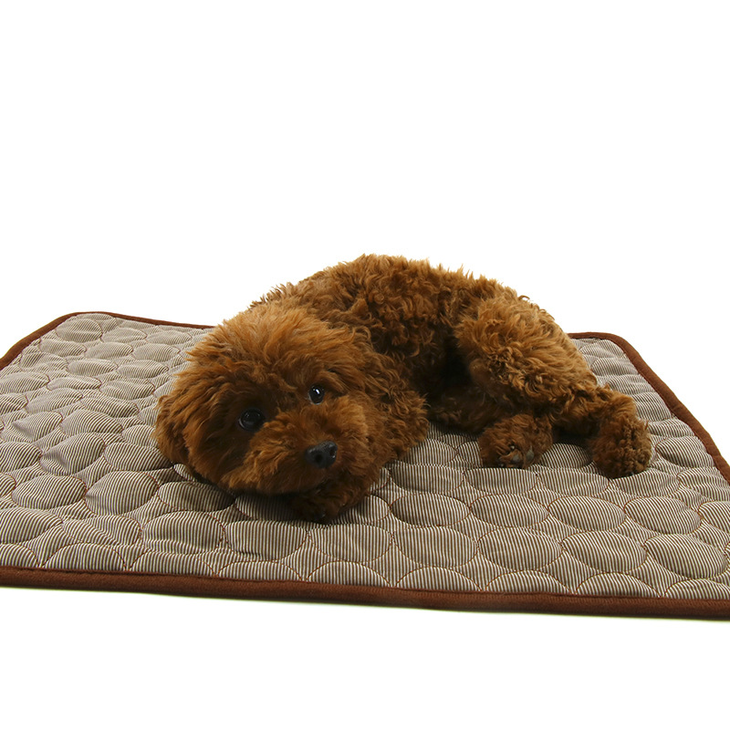 Summer Pet Cold Pad Cold Feeling Ice Silk Cooling Mat Dog Cat Mat Household Car Pet Sofa Cushion Supplies