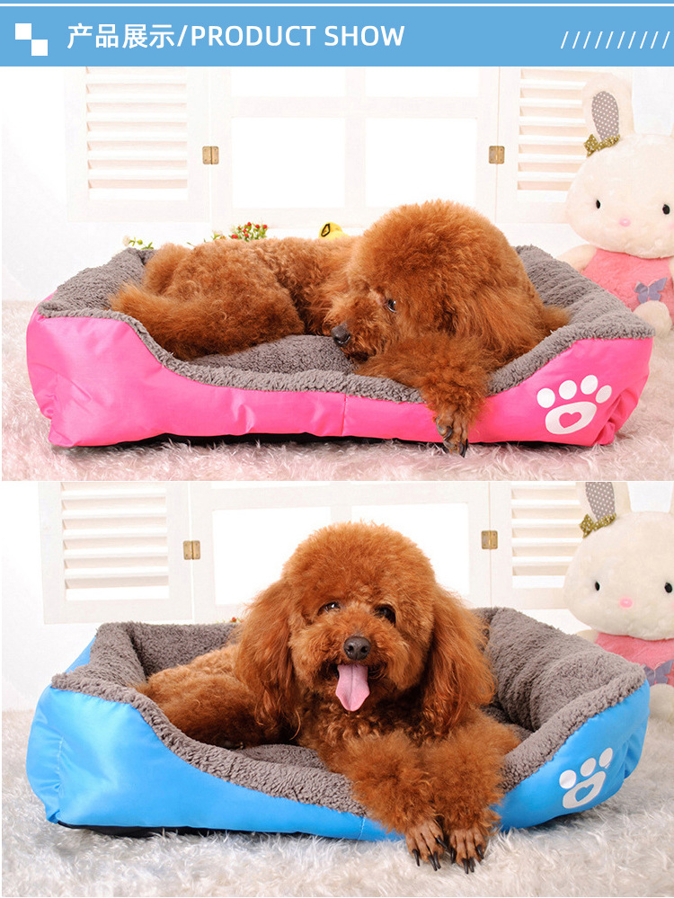 Favorite Youjia Warm CandyColored Pet Litter Sofa Bed Cat Litter Teddy Dog Kennel One Product Dropshipping