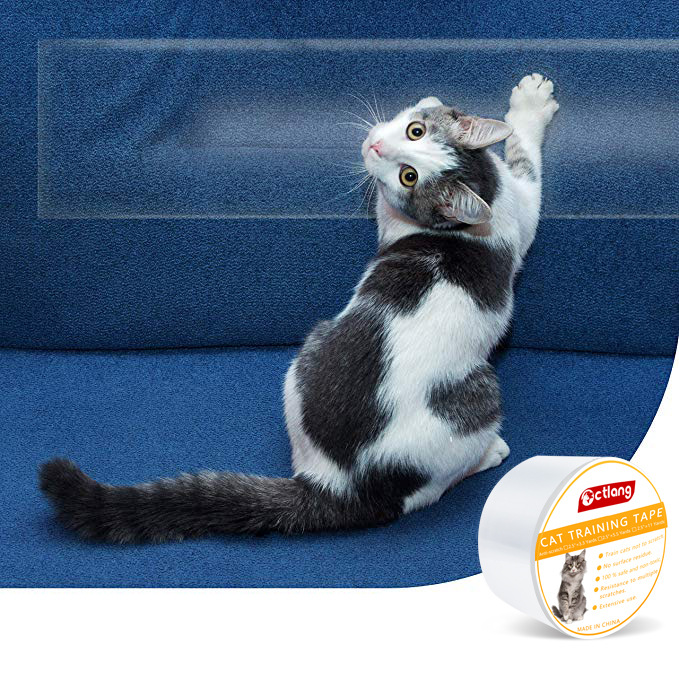 Amazon Hot Selling Pet Sofa Protective Tape Cat Anti-Scratch Protector Film Training Item