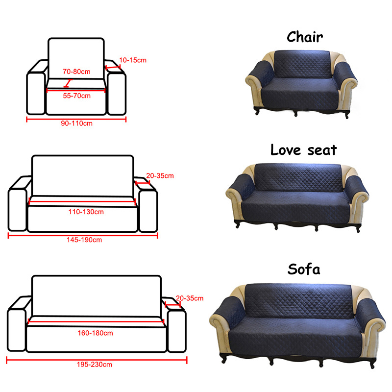 Amazon Hot Sale Pet Sofa Protective Cover Cross-Border Hot One-Piece Non-Slip Pet Sofa Pad Hair Generation