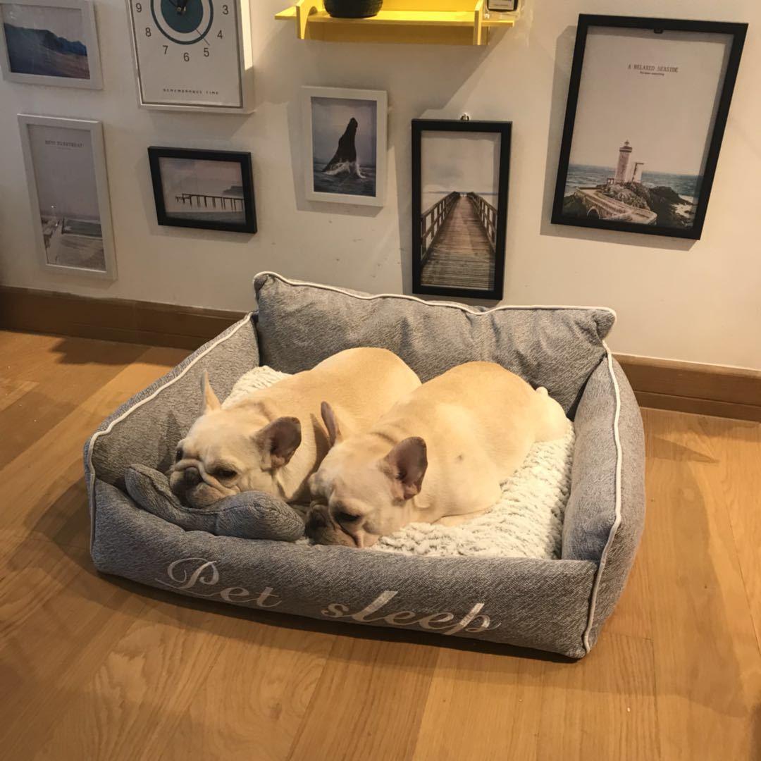 Factory Wholesale Four Seasons Available Removable and Washable Kennel Winter Warm Dog Bed Pet Sofa Pet Bed Cat Nest