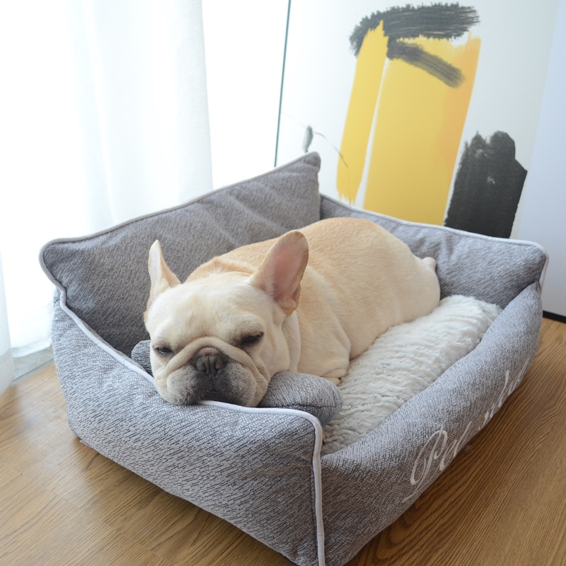 Factory Wholesale Four Seasons Available Removable and Washable Kennel Winter Warm Dog Bed Pet Sofa Pet Bed Cat Nest