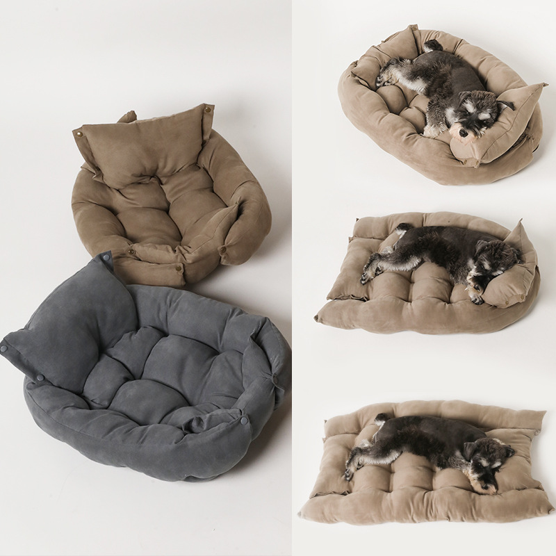 Kennel Mat Source Factory Multi-Functional Folding Square Pad Pet Sofa Nest Dog Mat Deformable Multi-Purpose Kennel