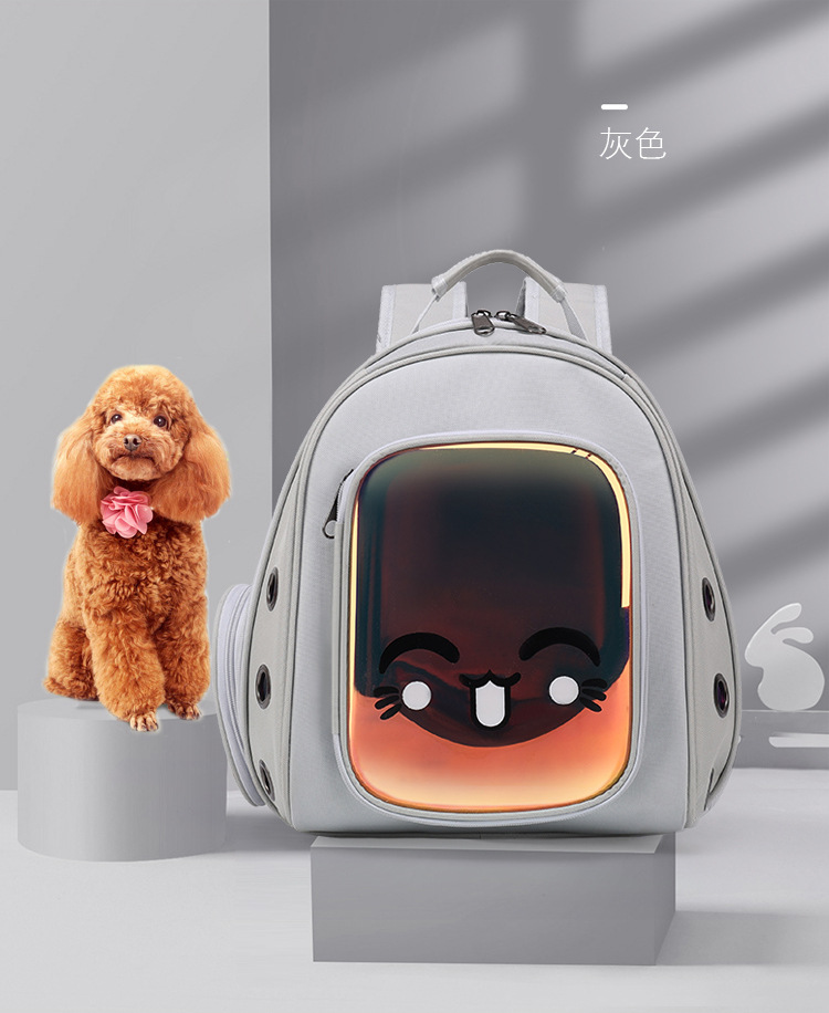 Spot Portable Cat Bag Space Capsule Laser Pet Backpack Large Capacity Backpack Cat Transparent Bag