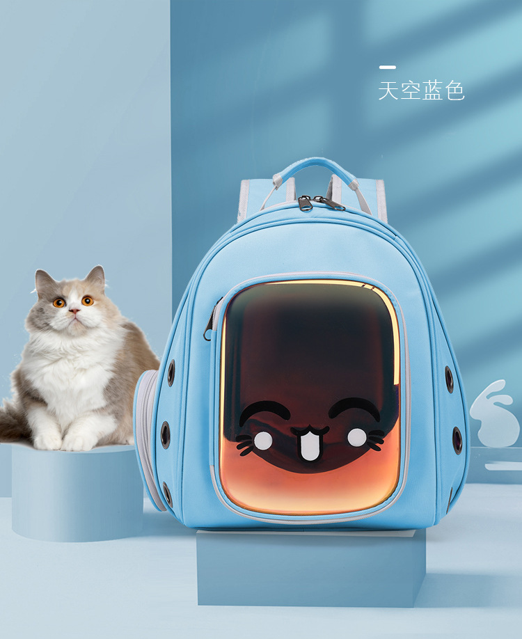 Spot Portable Cat Bag Space Capsule Laser Pet Backpack Large Capacity Backpack Cat Transparent Bag