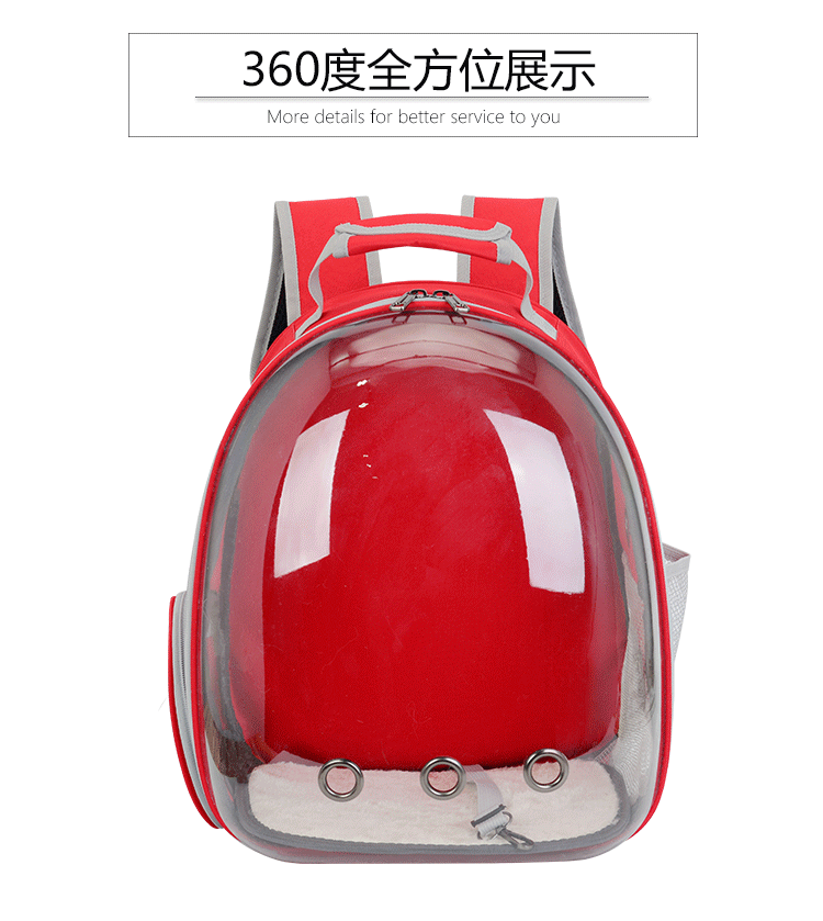 SOURCE Factory Transparent Pet Bag Solid Color Portable Dog Bag Outdoor Cat Bag Large Capacity Pet Backpack Pet Supplies SOURCE Factory Transparent Pet Bag Solid Color Portable Dog Bag Outdoor Cat Bag Large Capacity Pet Backpack Pet Supplies