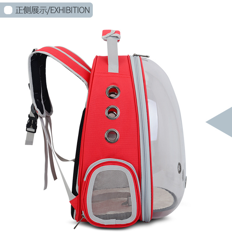 SOURCE Factory Transparent Pet Bag Solid Color Portable Dog Bag Outdoor Cat Bag Large Capacity Pet Backpack Pet Supplies SOURCE Factory Transparent Pet Bag Solid Color Portable Dog Bag Outdoor Cat Bag Large Capacity Pet Backpack Pet Supplies