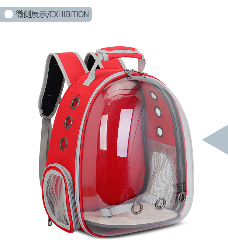 SOURCE Factory Transparent Pet Bag Solid Color Portable Dog Bag Outdoor Cat Bag Large Capacity Pet Backpack Pet Supplies SOURCE Factory Transparent Pet Bag Solid Color Portable Dog Bag Outdoor Cat Bag Large Capacity Pet Backpack Pet Supplies