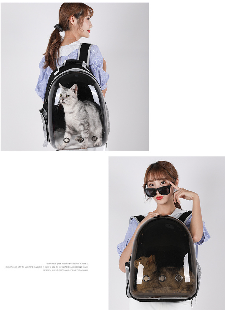 Cat Bag Pet Backpack out Portable Transparent Capsule Pet Bag out Cat Supplies Breathable Backpack Cat Bag Pet Backpack out Portable Transparent Capsule Pet Bag out Cat Supplies Breathable Backpack
