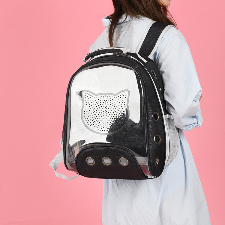 New Pet Bag Pet Backpack Solid Color Cat Bag Transparent Space Bag Outdoor Portable Space Capsule Dog Backpack New Pet Bag Pet Backpack Solid Color Cat Bag Transparent Space Bag Outdoor Portable Space Capsule Dog Backpack
