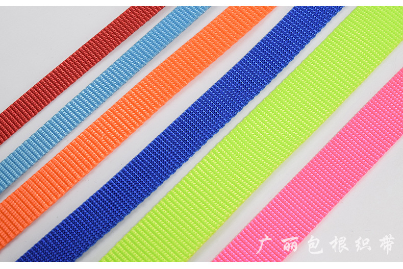 Direct Supply Imitation Nylon Pet Fabric Belt Traction Rope Chest and Back Pet Bag Ribbon Flat Belt Luggage Textile Accessories Customization Direct Supply Imitation Nylon Pet Fabric Belt Traction Rope Chest and Back Pet Bag Ribbon Flat Belt Luggage Textile Accessories Customization
