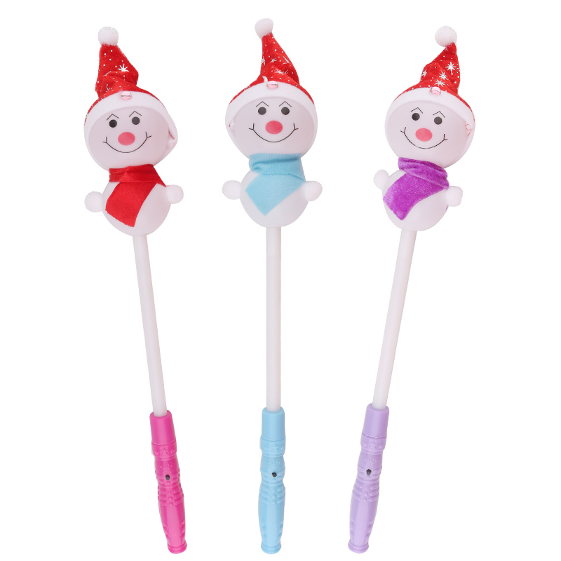 Christmas Snowman Glow Stick Stall Hot Sale Christmas Ball Shiny Props New Creative Christmas Luminous Toys