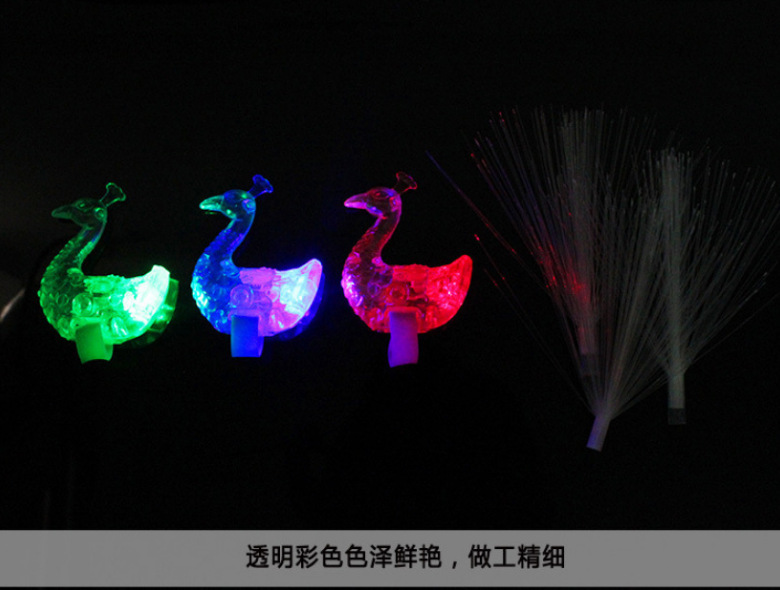 Luminous Color-Changing Toys Peacock Finger Lights Stall Popular Small Gift Gift Market Ferrule Yiwu Luminous Toys Luminous Color-Changing Toys Peacock Finger Lights Stall Popular Small Gift Gift Market Ferrule Yiwu Luminous Toys