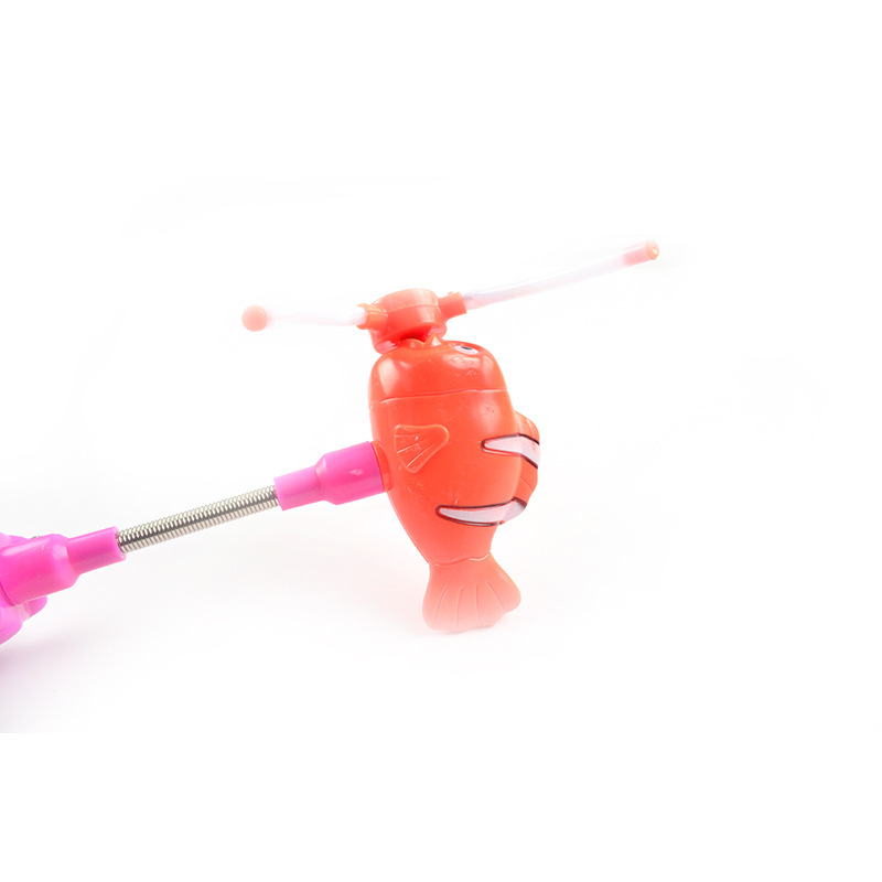 Night Market Hot Selling Stall Children &#039;S Luminous Toys Electric Fish Windmill Creative Flash Music Fairy Magic Wand Wholesale