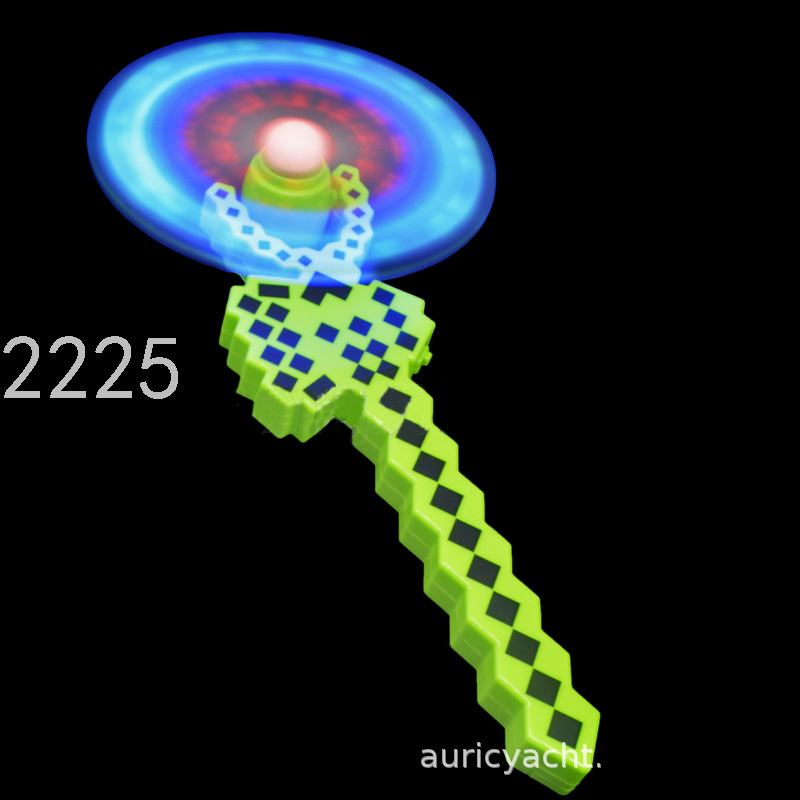 Cross-Border Hot Selling Supply 5 Lights Electric Rotating Windmill Glow Stick Children&#039;s Luminous Toys