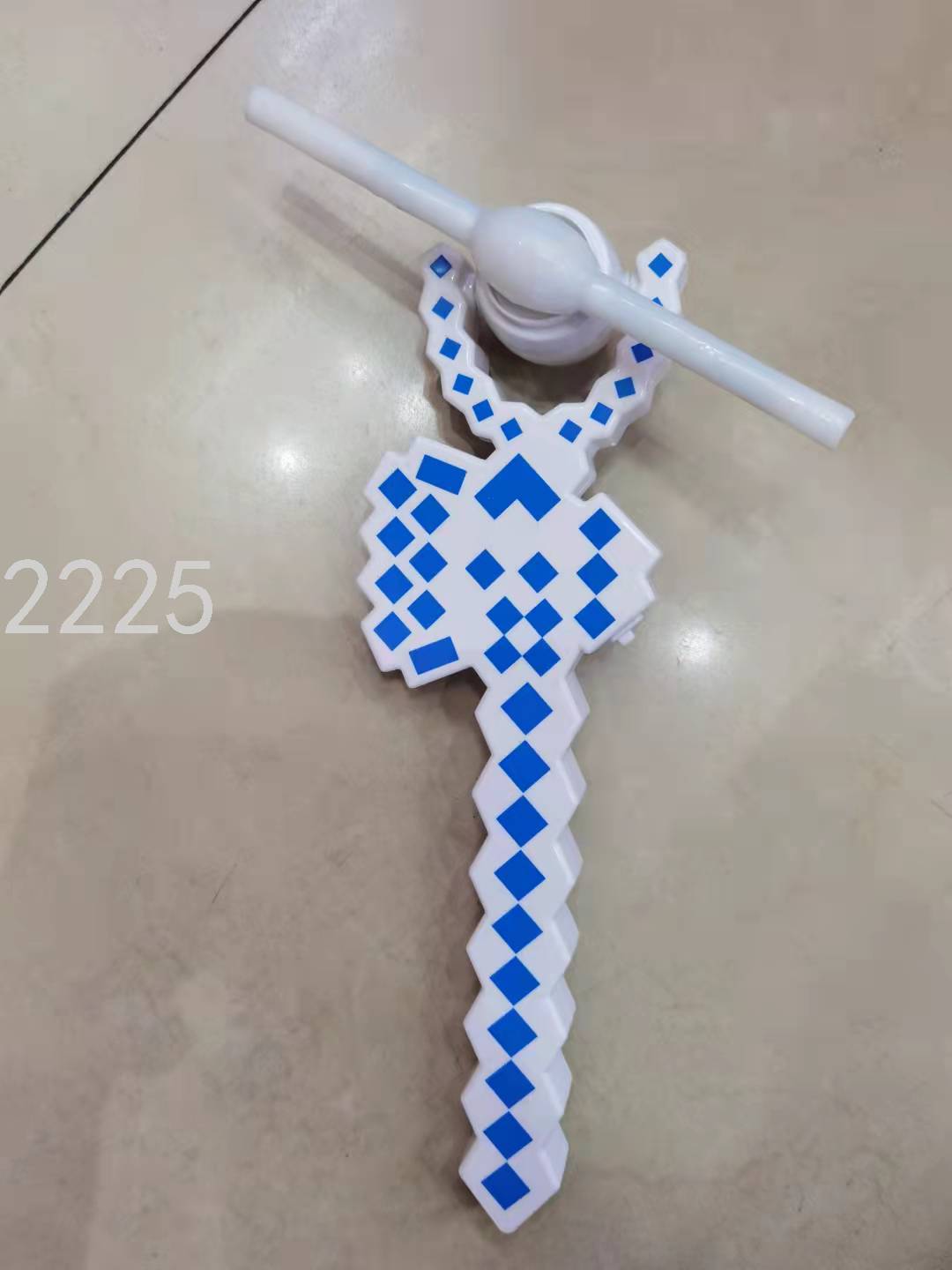 Cross-Border Hot Selling Supply 5 Lights Electric Rotating Windmill Glow Stick Children's Luminous Toys