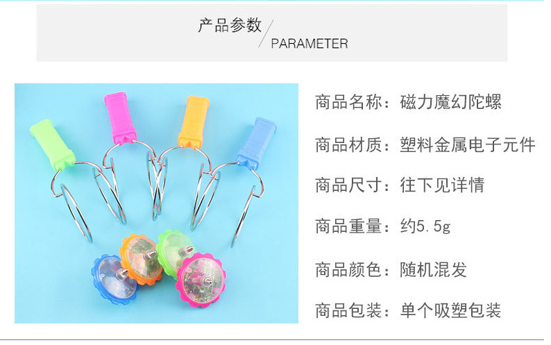 Stall Square Hot Sale at Scenic Spot Yiwu Luminous Toys Douyin Online Influencer Live Broadcast Light-Emitting Gyro Party Toys Wholesale