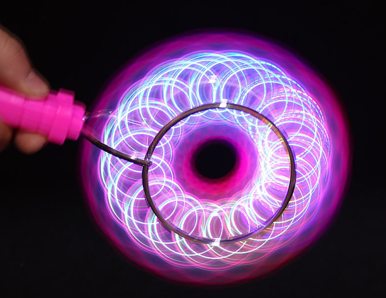 Stall Square Hot Sale at Scenic Spot Yiwu Luminous Toys Douyin Online Influencer Live Broadcast Light-Emitting Gyro Party Toys Wholesale